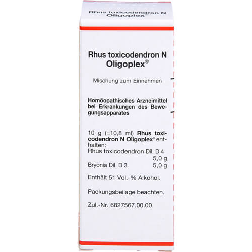 RHUS TOXICODENDRON N Oligoplex Liquidum