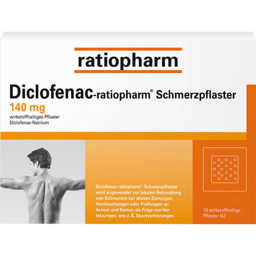 DICLOFENAC-ratiopharm Schmerzpflaster