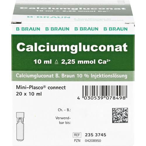 CALCIUMGLUCONAT 10% MPC Injektionslösung
