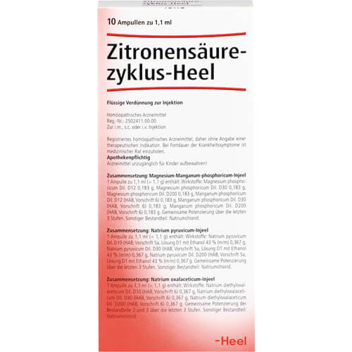 ZITRONENSÄUREZYKLUS Heel Ampullen