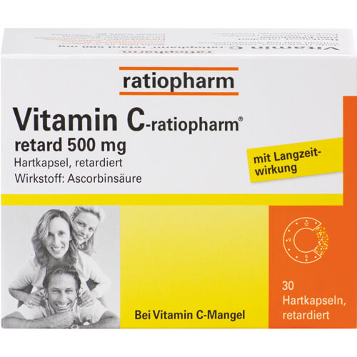 VITAMIN C-RATIOPHARM retard 500 mg Kapseln