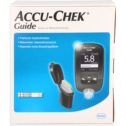 ACCU-CHEK Guide Blutzuckermessgerät Set mmol/l