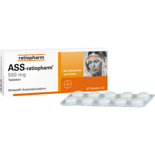 ASS-ratiopharm 500 mg Tabletten