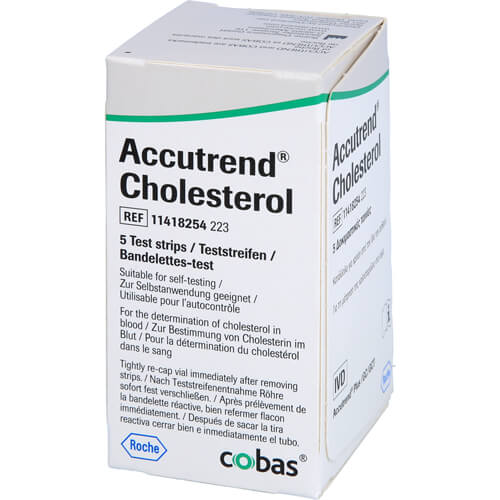 ACCUTREND Cholesterol Teststreifen