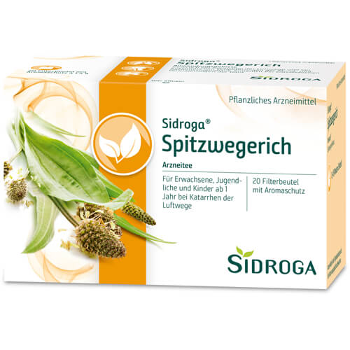SIDROGA Spitzwegerich Tee Filterbeutel