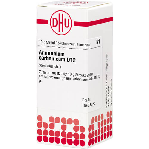 AMMONIUM CARBONICUM D 12 Globuli