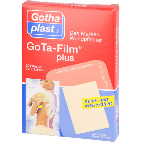 GOTA FILM plus 3,8x3,8 cm Pflaster