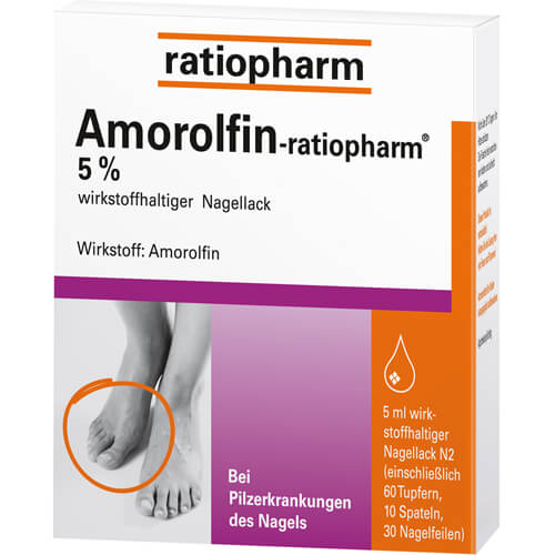 AMOROLFIN-ratiopharm 5% wirkstoffhalt.Nagellack