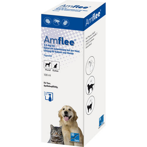 AMFLEE 2,5 mg/ml Spray Lösung f.Hunde/Katzen