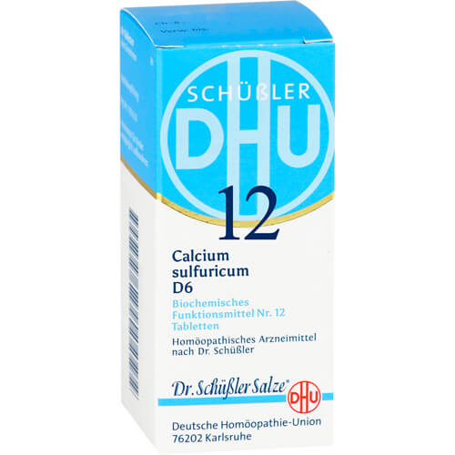 BIOCHEMIE DHU 12 Calcium sulfuricum D 6 Tabletten