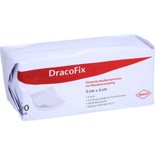 DRACOFIX OP-Kompressen 5x5 cm unsteril 8fach