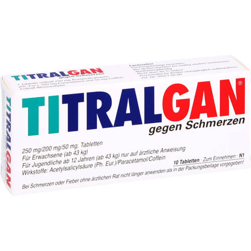 TITRALGAN Tabletten gegen Schmerzen