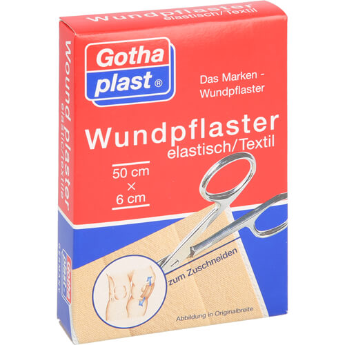 GOTHAPLAST Wundpfl.elast.6 cmx0,5 m geschnitten