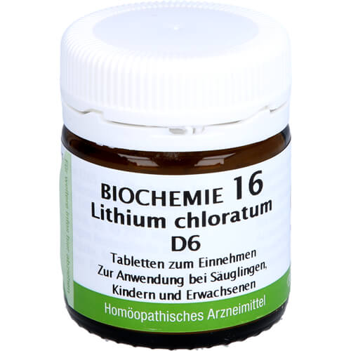 BIOCHEMIE 16 Lithium chloratum D 6 Tabletten