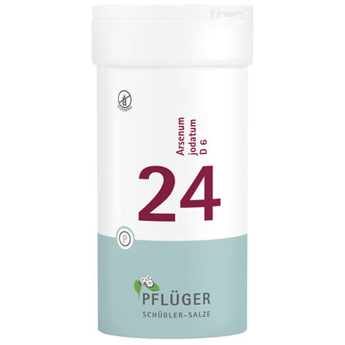 BIOCHEMIE Pflüger 24 Arsenum jodatum D 6 Tabletten